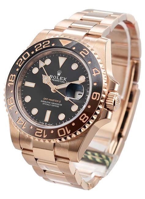 rolex rose gold gmt ii|rose gold rolex watch price.